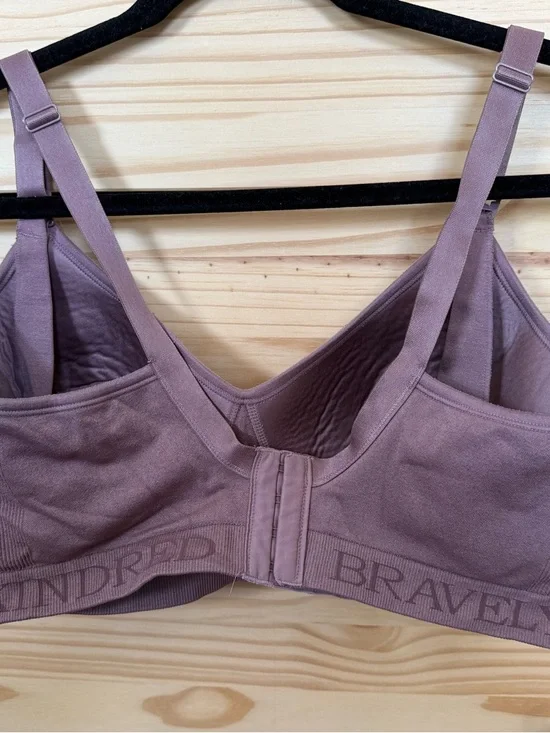 Kindred Bravely Mauve Wireless Nursing Bralette - Picture 2 of 4